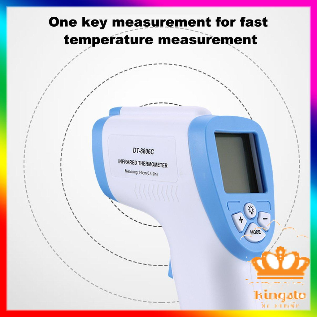 [Mới] infrared handheld thermometer household forehead thermometer LCD Digital Non-contact Body Temperature Meter English version