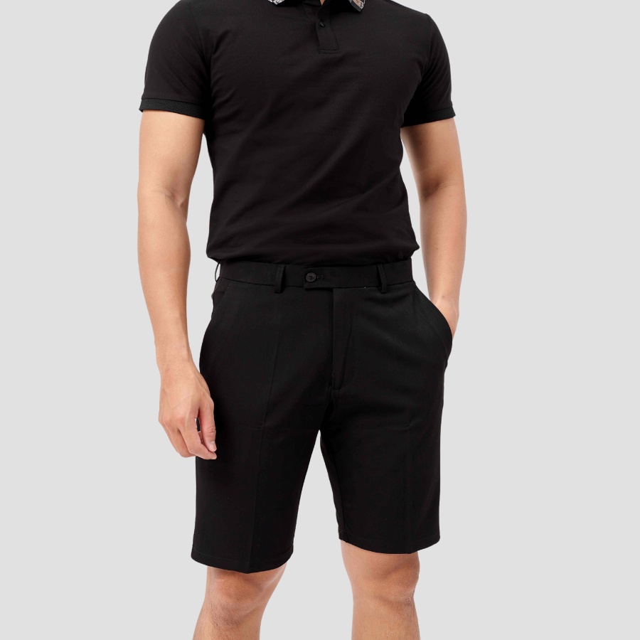 Quần short nam BASIC, quần short tây nam kiểu dáng trẻ trung co dãn thoáng mát vải cotton