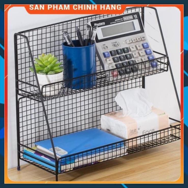 CHÍNH HÃNG -  Kệ inox 2 tầng để đồ đa năng ,kệ đựng gia vị trong tủ bếp, để đồ phòng tắm,để mỹ phẩm 2068