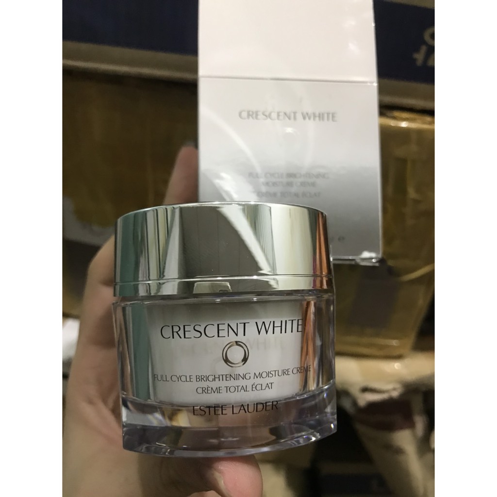 chuẩn auth Kem Dưỡng Trắng Da Estee Lauder Crescent White Full Cycle Brightening Moisture Crème