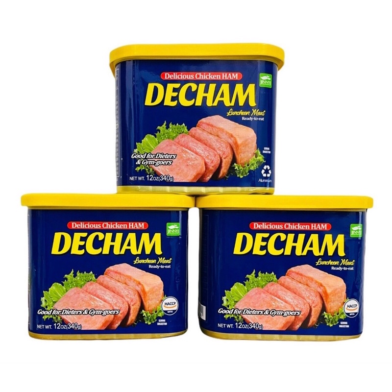 DECHAM Thịt Gà Hộp Hàn Quốc Lucheon Meat 340g