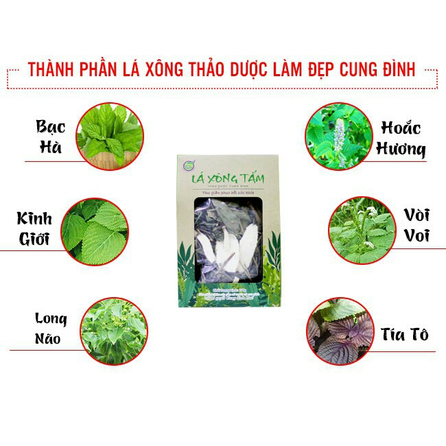 Lá xông tắm thảo dược Cung đình chăm sóc sức khỏe mẹ sau sinh