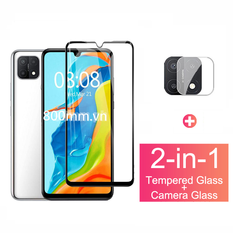 Kính cường lực dán bảo vệ màn hình điện thoại cho OPPO A15 Tempered Glass OPPO Reno 4 5 Pro A15s A53 A5 A9 2020 A52 A72