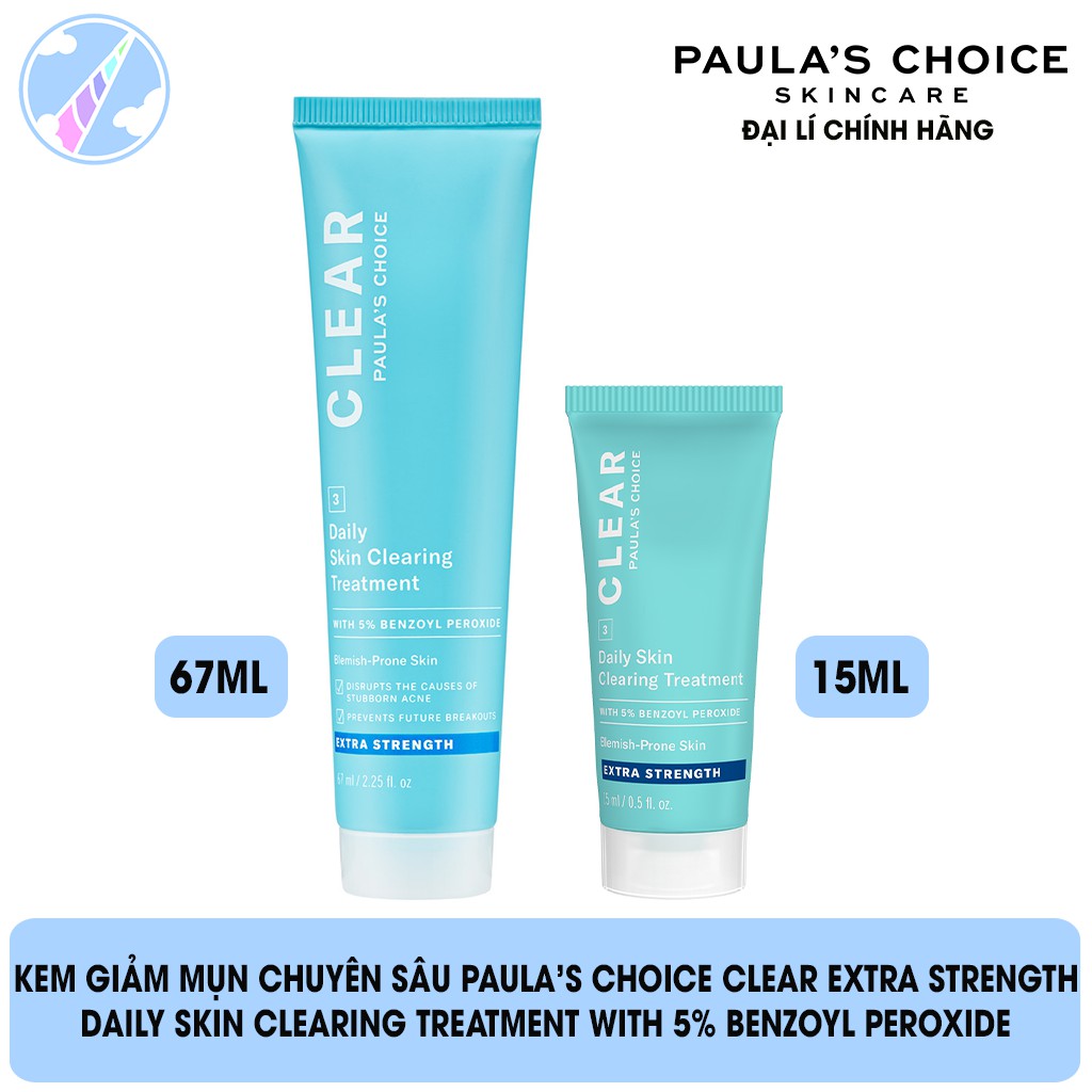 Kem Giảm Mụn Chuyên Sâu Paula's Choice Clear Extra Strength Daily Skin Clearing Treatment With 5% Benzoyl Peroxide