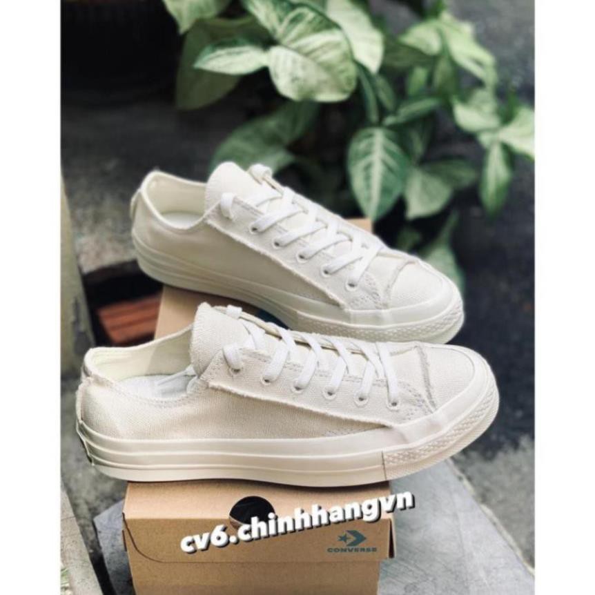 ( 𝙃𝙖̀𝙣𝙜 𝙍𝙚𝙖𝙡 ) Giày Conversse Chuck70s Renew Thấp Cổ - Sale 1