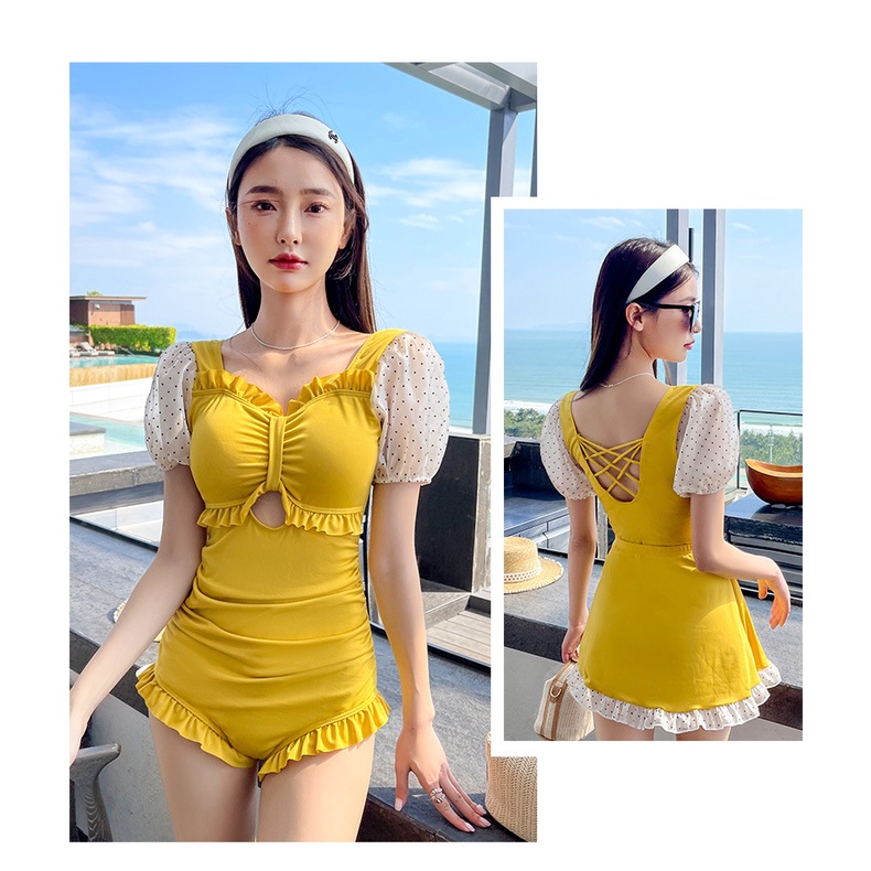 Bộ Đồ Bơi Một Mảnh Kiểu Váy Ôm Dáng Thời Trang Mùa Hè Quyến Rũ Cho Nữ