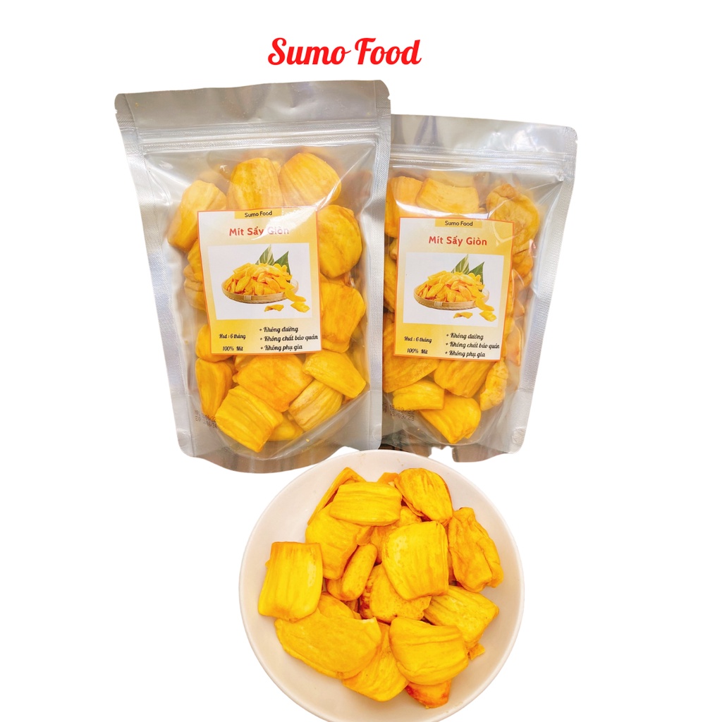 Mít Thái Sấy Loại 1, Múi To, Cánh Dày, Giòn Rụm 500g
