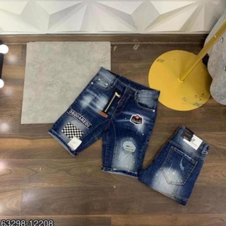 SALE Sale Chính Hãng Quần bò ngố nam DSQ - Quần Jeans lửng nam rách - Quần bò DSQ hot 🌺 neww * ! $ Xịn