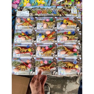 Sỉ vỉ 12 bộ tô màu khủng long dành cho bé