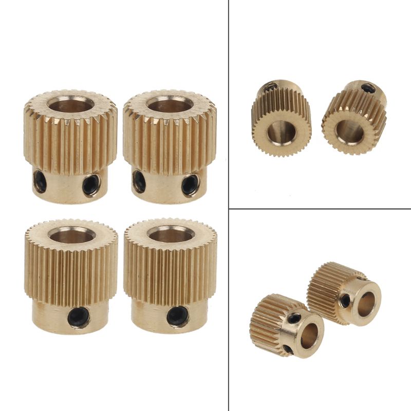 Set 2 Bánh Răng Mk7 Mk8 26 / 40 Răng Đồng Thau Cho Máy In 3d Anet Ender Cr-10