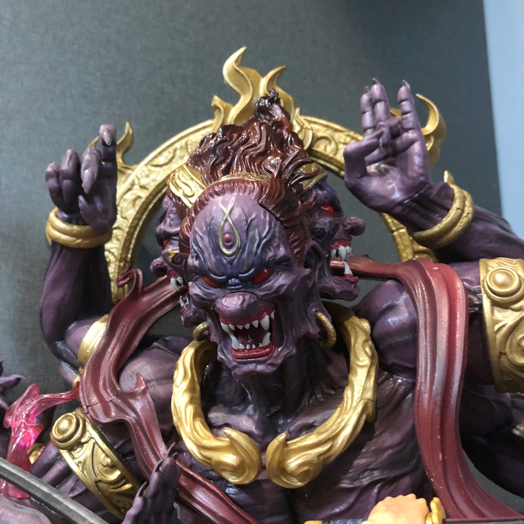 Mô hình Zoro Quỷ thần Asura Kyutoryu chín kiếm ba đầu 52 cm