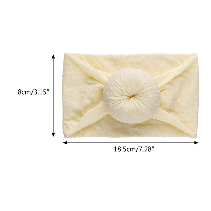 Băng Đô Thắt Nút Bằng Nylon Co Giãn Thời Trang Làm Phụ Kiện Chụp Ảnh Cho Bé Sơ Sinh