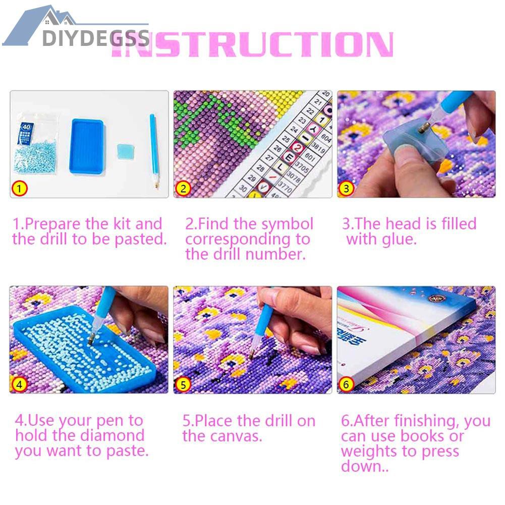 Bộ dụng cụ làm tranh đính đá 5d DIY