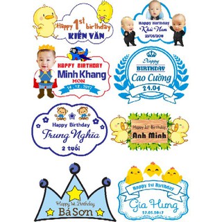 Banner treo tường trang trí sinh nhật