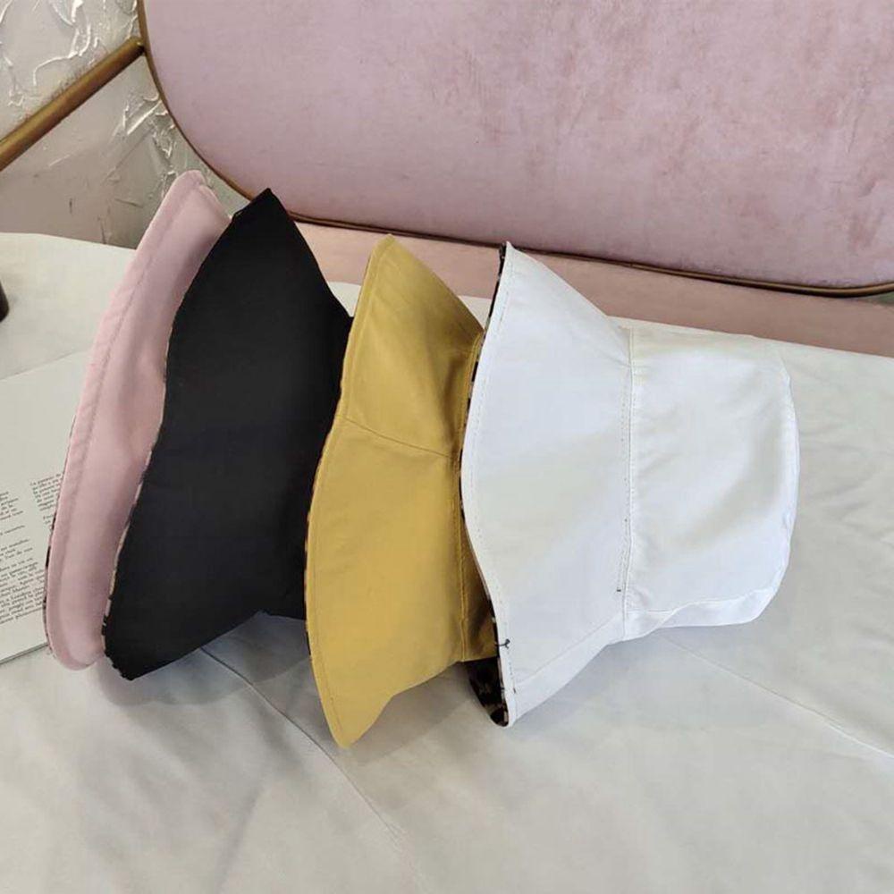 TWINKLE Mũ Bucket Mỏng Chống Nắng Gấp Gọn Họa Tiết Da Báo Thời Trang Đi Biển Mùa Hè Cho Nữ