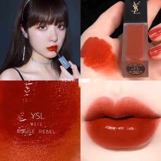 Son kem YSL 212 Rouge Rebel Tatouage Couture Velvet Cream