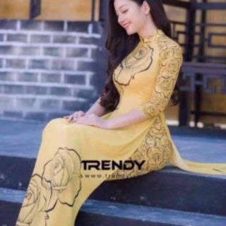 ÁO HOA HỒNG MẶC TẾT
