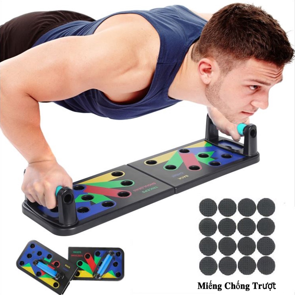 Dụng Cụ Chống Đẩy Đa Năng Push UP, Tập Cơ Ngực Vai Tại Nhà