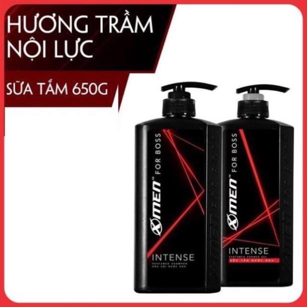 Dầu gội hương nước hoa xmen for boss 650g tặng lèm chai sữa tắm