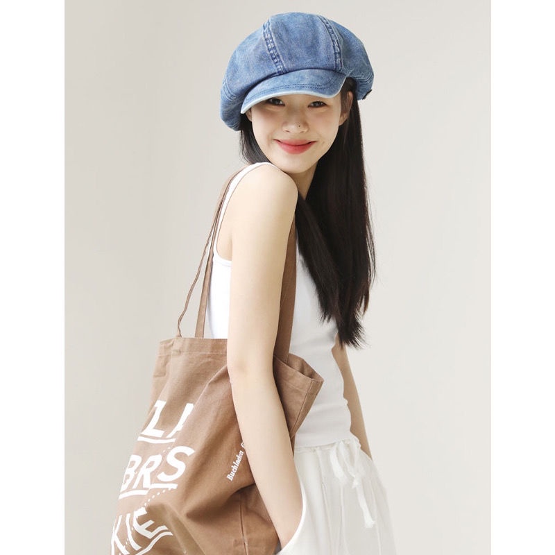 Mũ Beret Thời Trang Xuân Hè Phong Cách Cao Bồi Nhật Bản Dành Cho Nữ