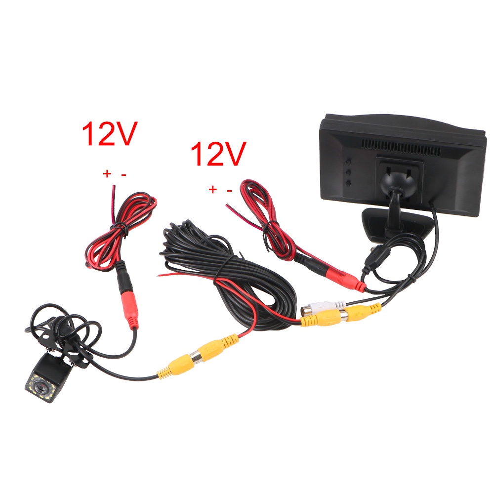 Camera chiếu hậu 5 inch chống thấm nước kèm giá đỡ dành cho xe hơi
 | BigBuy360 - bigbuy360.vn