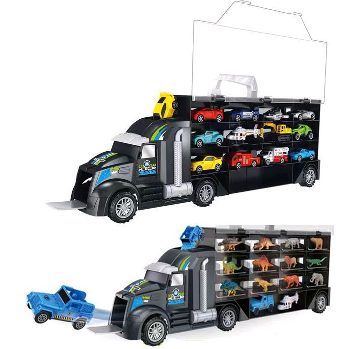 ĐỒ CHƠI XE TẢI CỠ LỚN 50 CM  CHỞ 12 XE CON