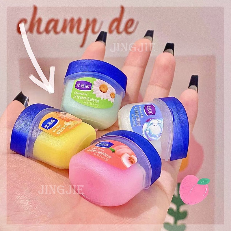 Sáp dưỡng môi hồng xinh tẩy tế bào chết 7g