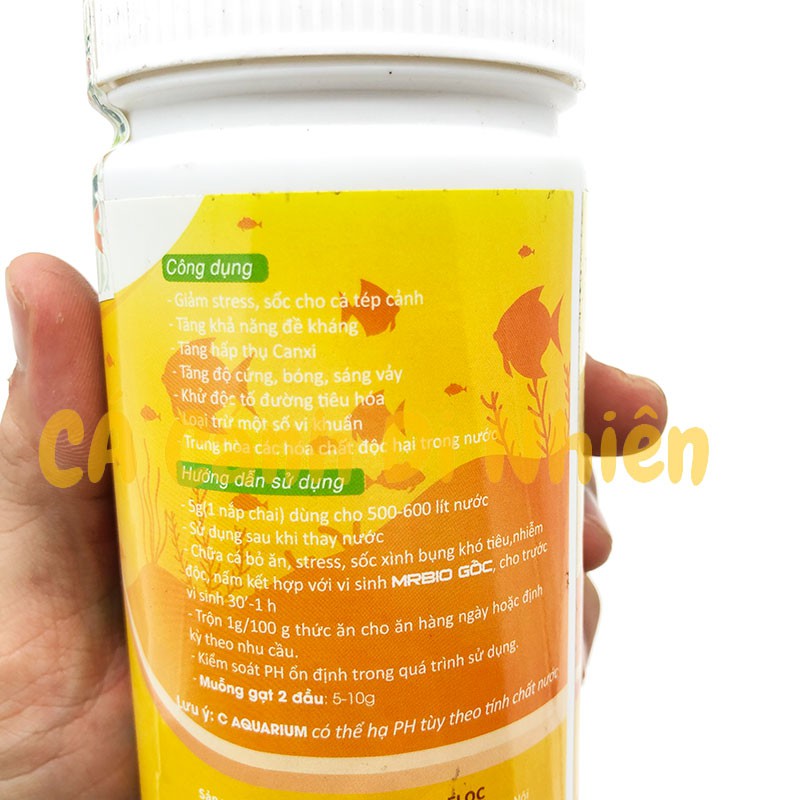 Vitamin C Aquarium Mr Bio Fish 120 gram - Chuyên dụng cho cá tép cảnh