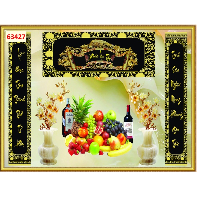 Tranh phòng thờ, bàn thợ in theo mọi kích thước yêu cầu