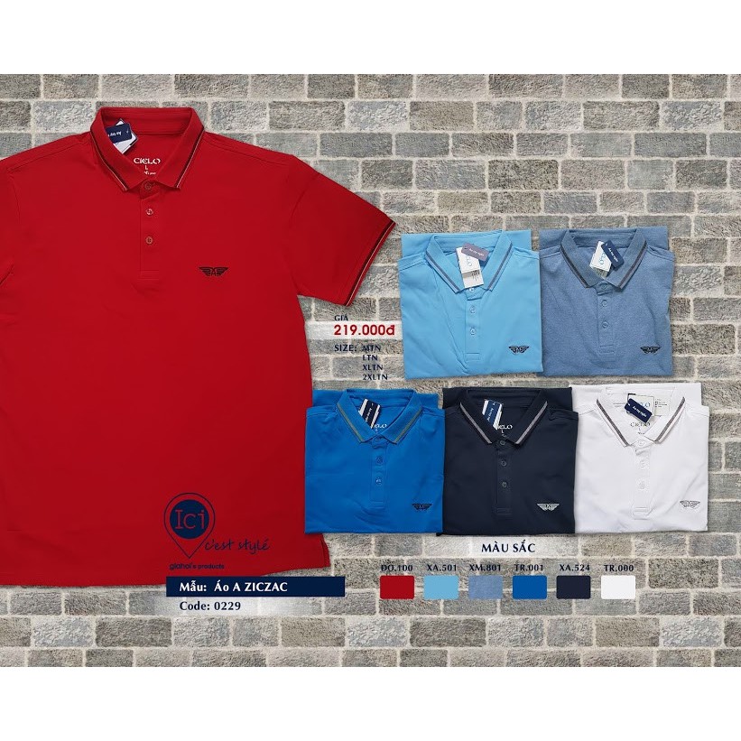Áo nam polo Gia Hồi trơn M,L,XL,XXL