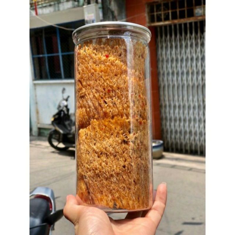 sỉ 10 hủ pet 200gr mực cán tẩm vị nguyên con