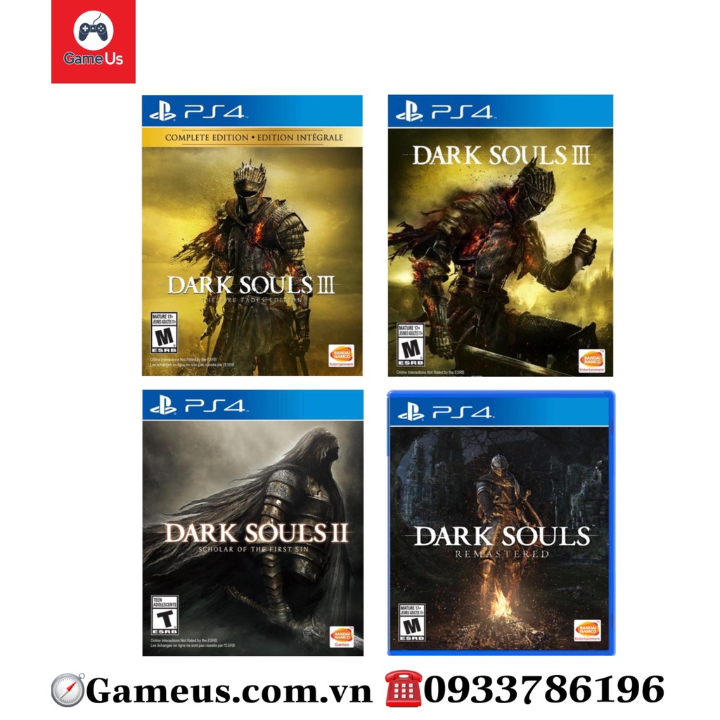 Đĩa game PS4 : Dark Souls 3 The Fire Fades Edition Hệ Us