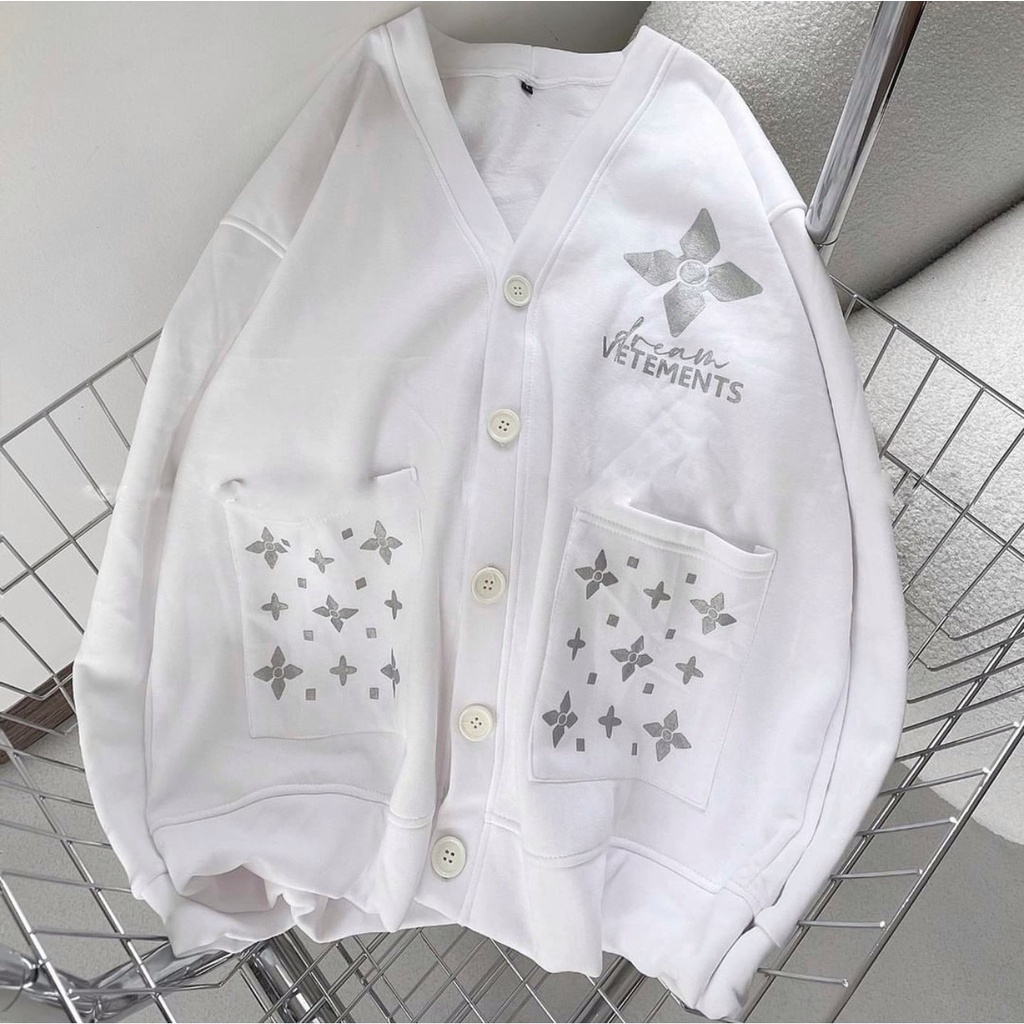 Áo Khoác Cardigan VETEMEMTS Form Rộng Unisex