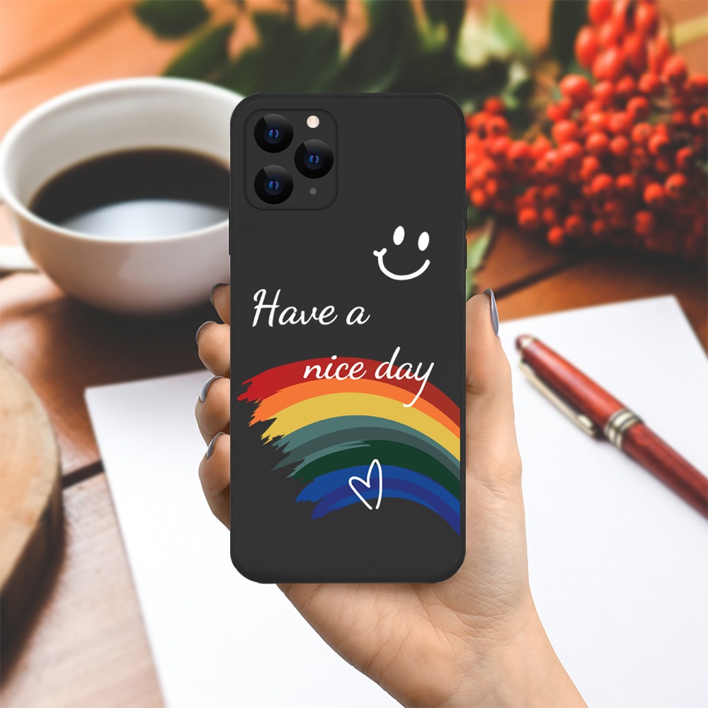 Ốp lưng Vina Case Samsung A10/A10S/A51/A32/A12/....Silicone TPU dẻo viền vuông bảo vệ camera hình Nice day