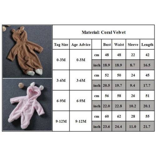 Bộ Áo Liền Quần Giữ Ấm Đáng Yêu Cho Bé Áo Liền Quần Có Mũ Trùm Đầu Chất Liệu Dày Dặn Mềm Mại Cho Bé