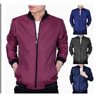 Áo khoác dù nam 2 lớp có túi trong , túi ngoài có khóa kéo (50kg-85kg)