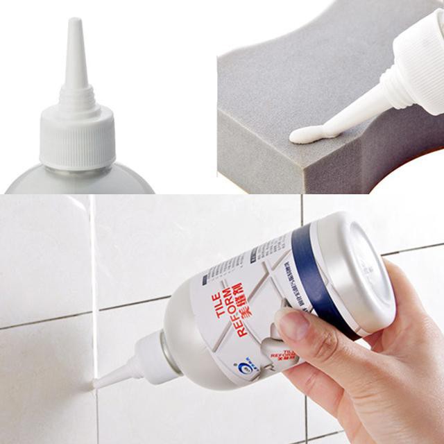 Sơn Kẻ Chỉ Gạch Cao Cấp LKB 300ml - Keo chà ron sứ làm mới mạch gạch sàn nền nhà tắm, tường, bồn rửa chén