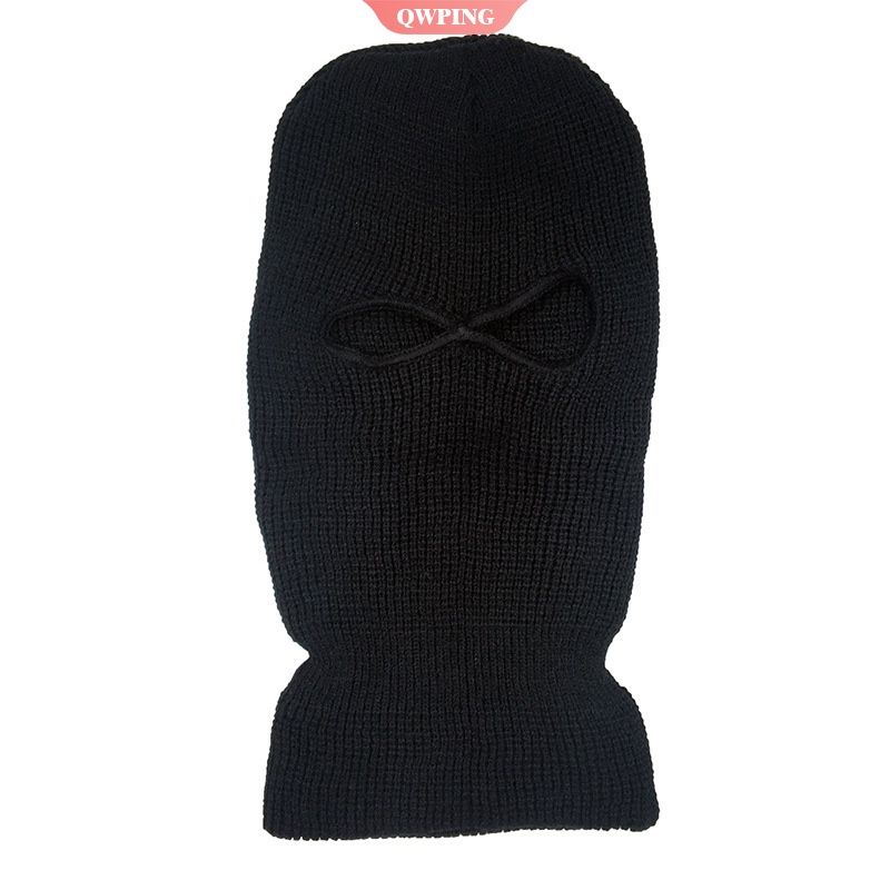 Mũ Trùm Đầu Và Mặt Nạ 2 Lỗ Bằng Vải Len Che Phủ Toàn Bộ Gương Mặt Dành Cho Nam Và Nữ