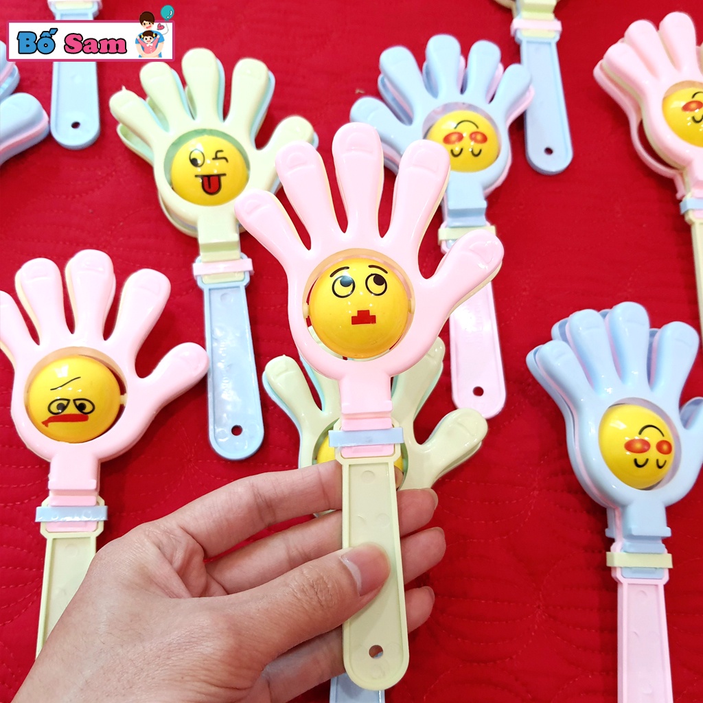 Xúc xắc cho bé đồ chơi lục lạc hình bàn tay ngộ nghĩnh dễ thương Shop Bố Sam