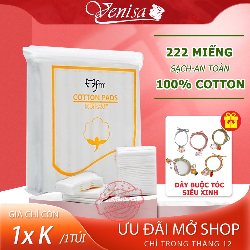 Bông Tẩy Trang 222 Miếng Lameila Và Các Dòng Bông Tẩy Trang Cotton Pads Cực Tiện Lợi BTT1