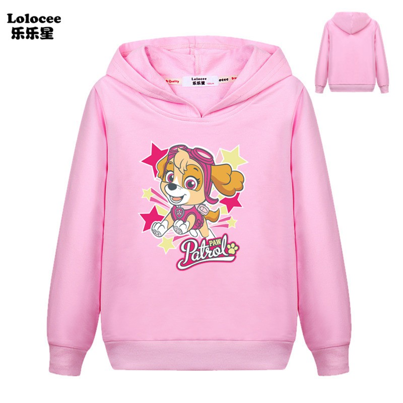 Áo Hoodie Nữ In Hình Paw Patrol Skye