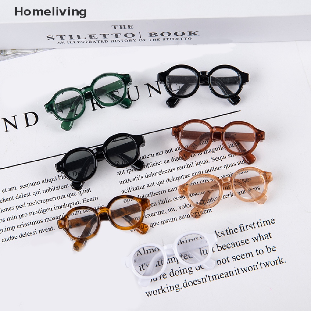 Mắt Kính Mini 4.5cm Dễ Thương Cho Búp Bê BJD 1 / 6 1 / 8 1 / 12