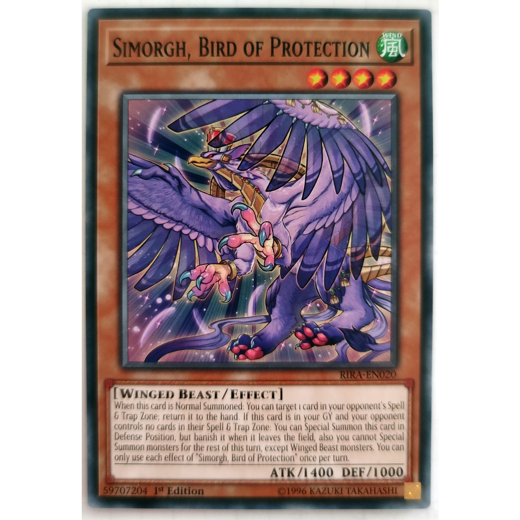 [Thẻ Yugioh] Simorgh, Bird of Protection |EN| Common