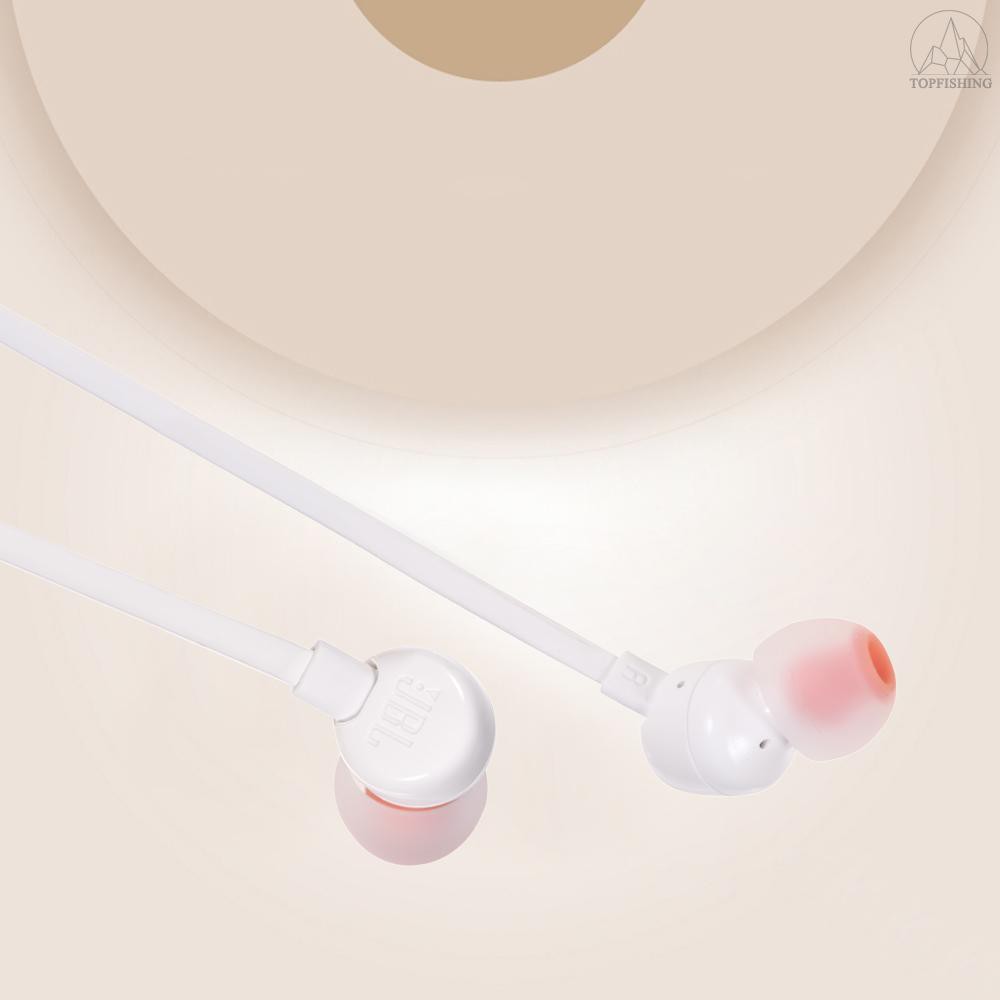 Tfh★JBL T110 In Ear Earphones With Microphone Wired Control Headphone 3.5mm Jack Earbuds For Huawei Xiaomi Samsung Mobil