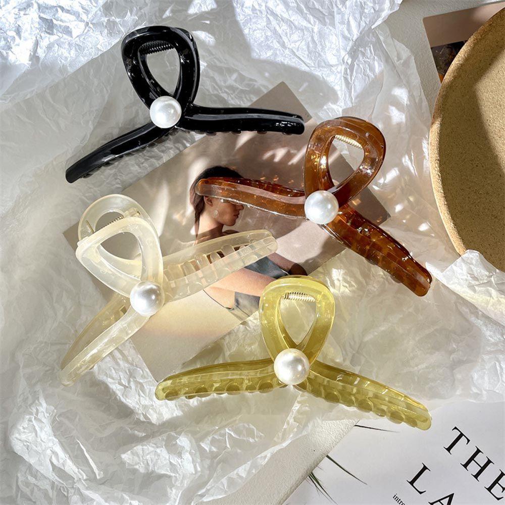 TWINKLE Kẹp Tóc Cá Mập Cỡ Lớn Thời Trang Cho Nữ