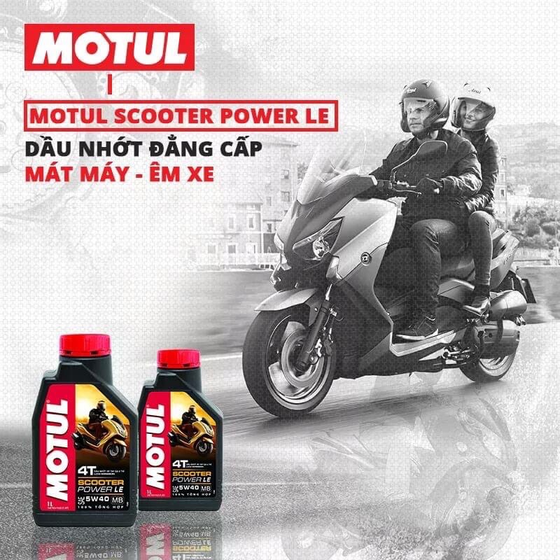 [Chính Hãng] Nhớt Motul Xe Tay Ga Scooter Power LE 5W40 0.8L