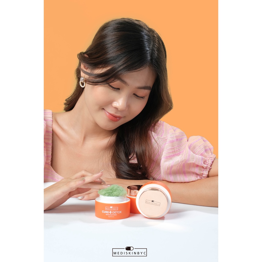 Mặt nạ sủi bọt thải độc da mặt Cure C+ Detox Clays Mask 50g - Mediskinbyc