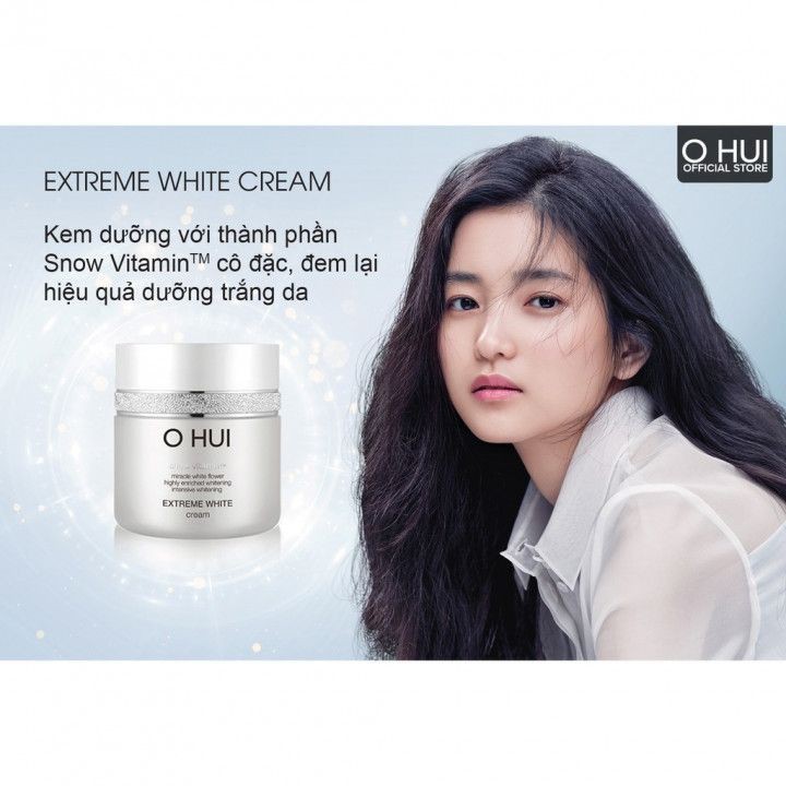 Kem dưỡng trắng da và chống lão hoá OHUI Extreme White Cream 50ml