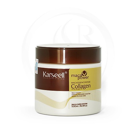 Dầu Hấp - Ủ- Xả Phục Hồi Tóc Collagen Karseell Maca Dạng Hũ 500ML CHÍNH HÃNG