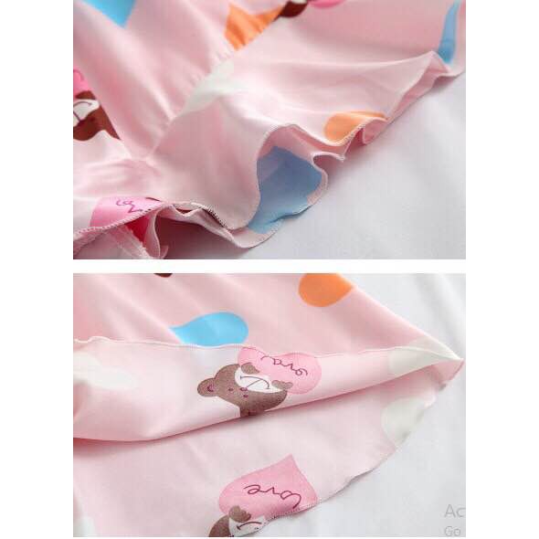 Đồ bộ đùi 2 dây lụa cao cấp siêu kute | BigBuy360 - bigbuy360.vn